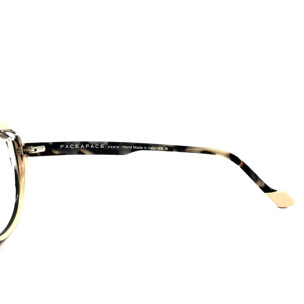 Face A Face Eyeglasses Frames KALEDO 1 COL 6091 Black/Opaque Nude 49-17-142